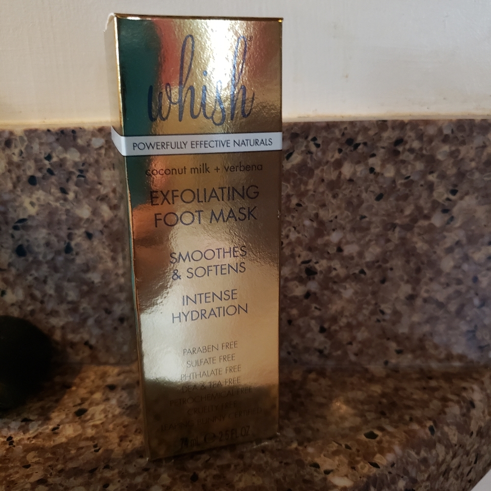 Whish exfoliating foot mask